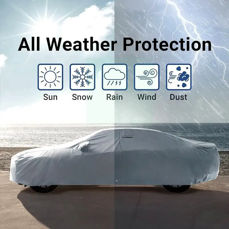 لميتسوبيشي أوتلاندر 2003 2024 حماية خارجية كاملة مقاوم للماء الغبار الغطاء الخارجي ظلة أغطية السيارات البديلة