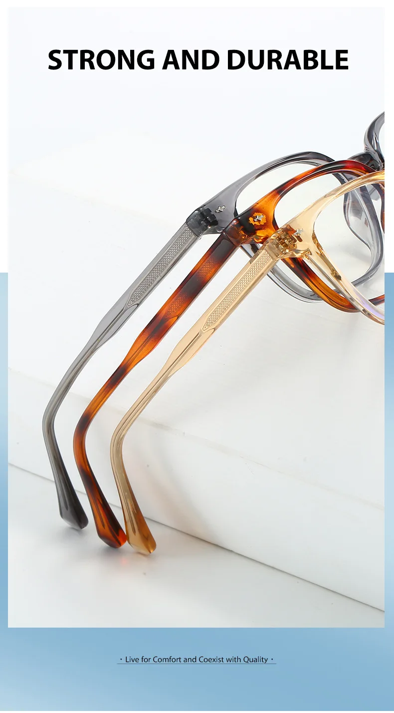 KOCOLIOR 2025, hochwertige TR90-Retro-Lesebrille mit quadratischem Rahmen für Damen und Herren, modische photochrome Presbyopie-Brille – Detail 2