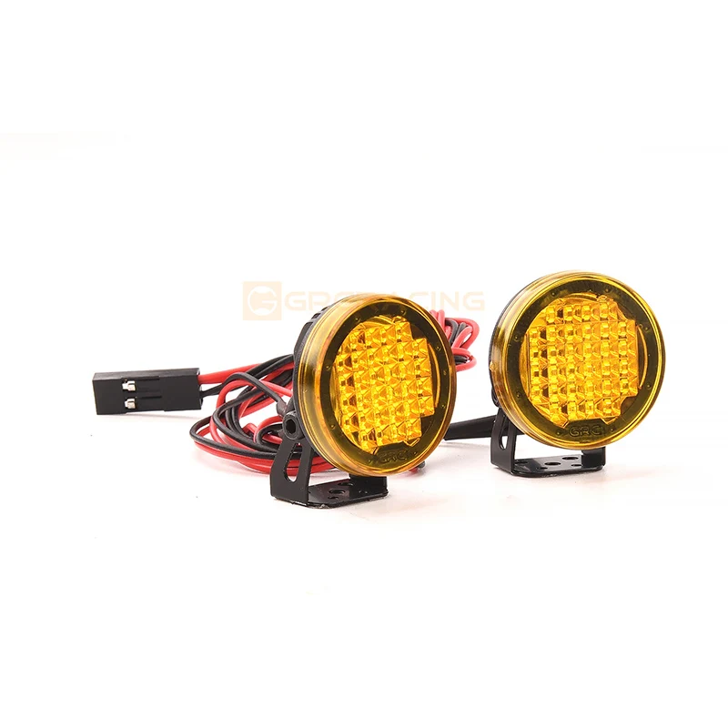 LED Round Spotlight 22mm 3-7V for 1/8 1/10 1/18 RC Crawler Car Traxxas TRX4 TRX6 TRX4M AXIAL SCX10 RC4WD Accessories