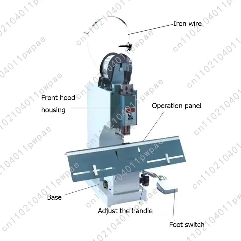 Single Head Saddle Stitcher, Magazine Binding Tool, Small Business Printing Equipment