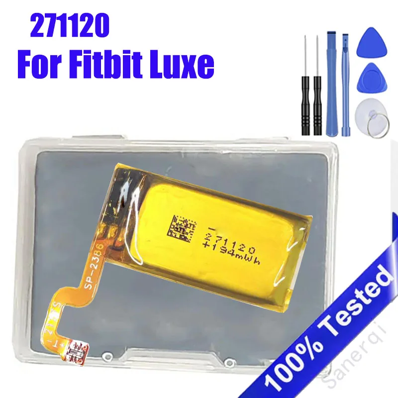 

271120 Сменная батарея SP271120 для смарт-часов Fitbit Luxe Bateria + инструменты
