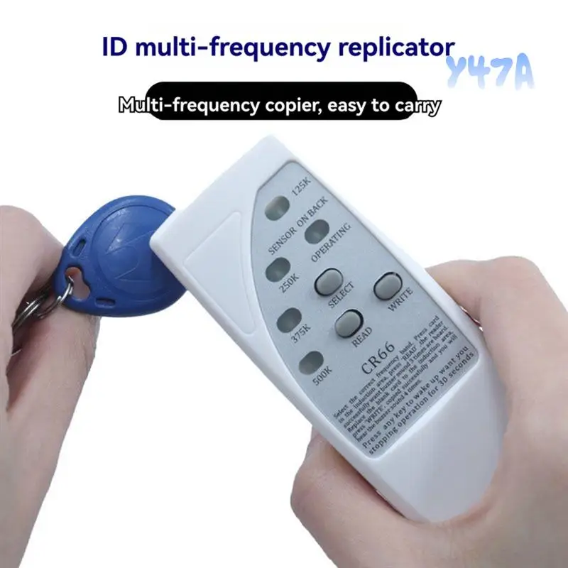 

Handheld RFID Chip Reader Writer+5200 Keychain 125Khz ID Copier Duplicator ID Tags Programmer For EM4305 T5577-Y47A