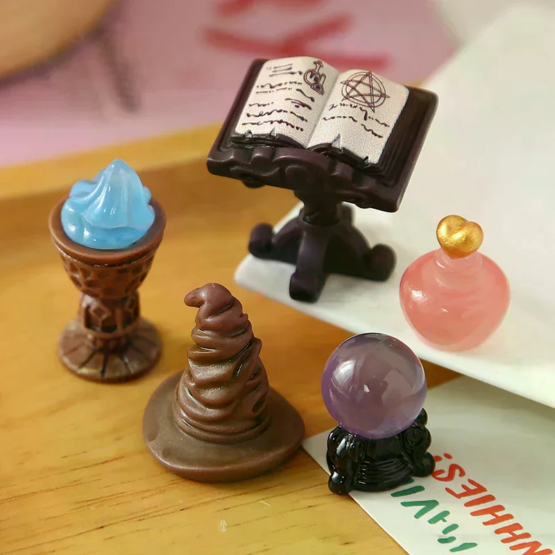 1/12 Dollhouse Mini Magical Academy Props Decoration Dollhouse Micro Scene Ornaments Dolls House Accessories Kid Toys