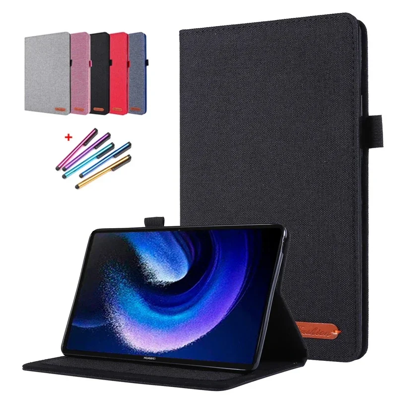 

Чехол для Xiaomi Pad 6 Coque 11 дюймов, мягкая тканевая откидная подставка для планшета, чехол для Xiaomi Mi Pad 6 Pro 2023, чехол Funda Capa + подарочная ручка