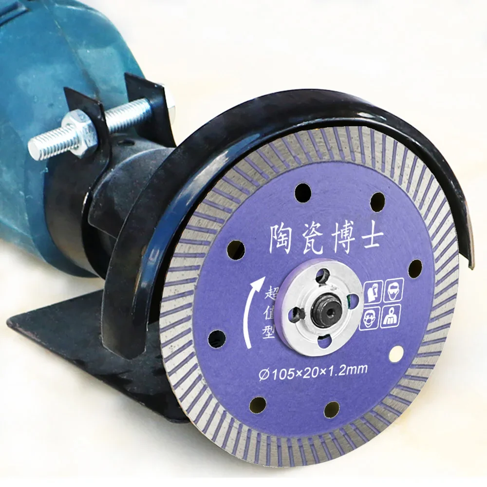 Lama per sega a disco diamantata da 105 mm per calcestruzzo, giada, marmo, lucidatura, taglio affilato e durevole, lama per sega speciale per piastrelle di ceramica