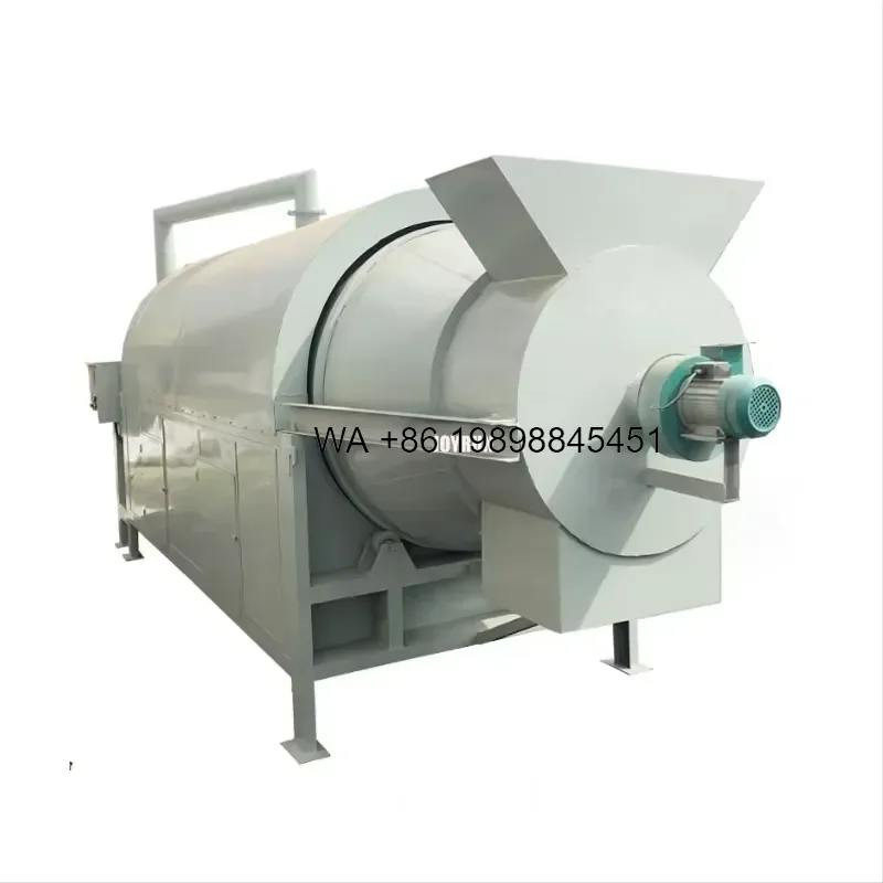 Wmwmnu Easy Operation Small Drum Dryer for Black Soldier Fly Larvae Insect Protein 200kg/h Capacity Factory Direct Sale