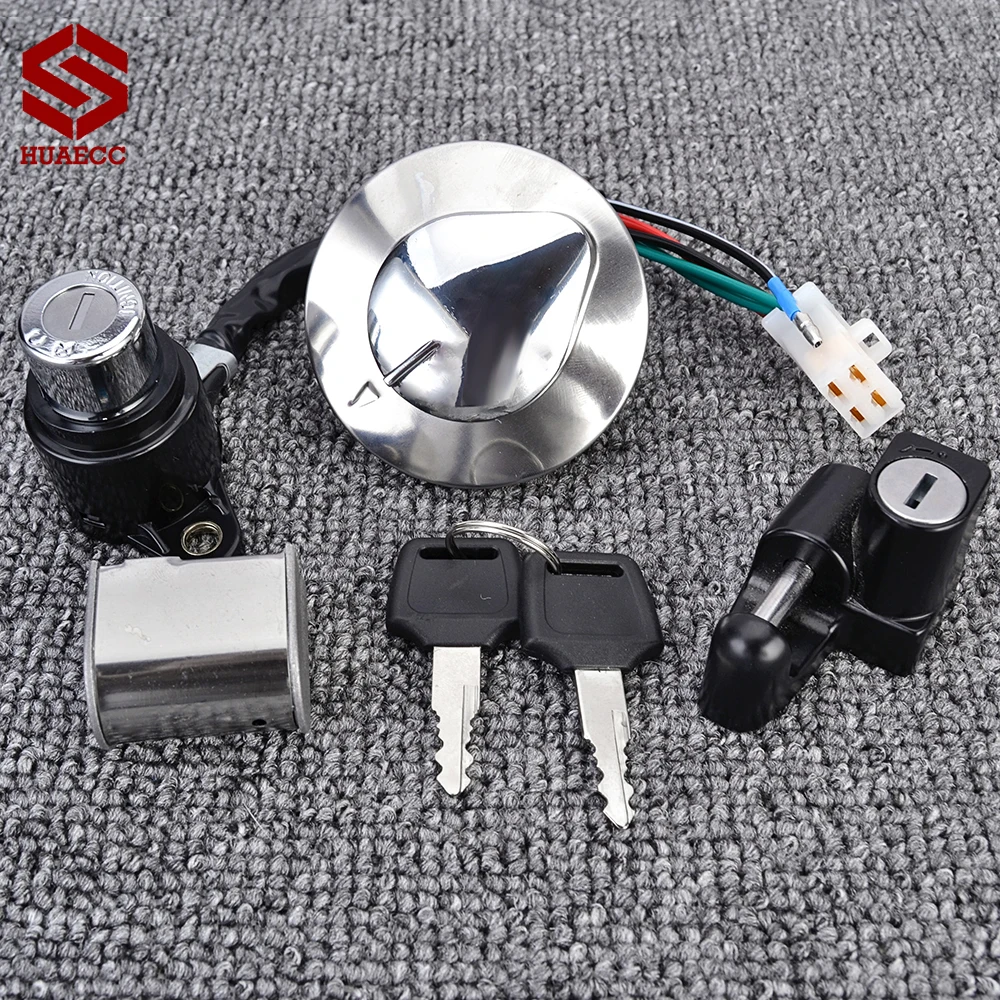 Fuel Gas Cap Ignition Switch Seat Lock with Key Kit for Honda CMX250 (REBEL) 1985-2014 CA125 1995-1999