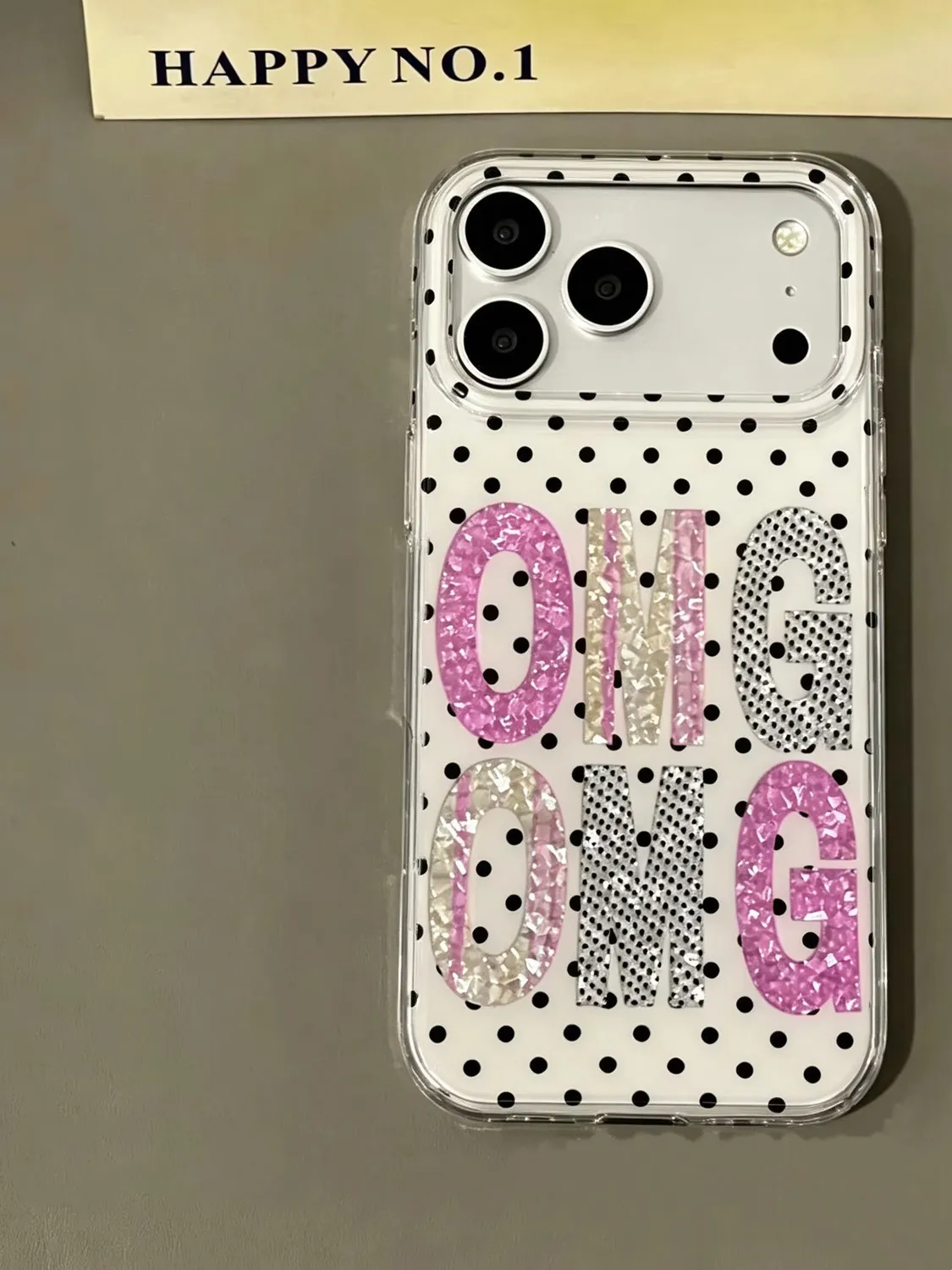 Vintage Black Polka Dot Letter Ins Korean Phone Case For IPhone Ultra 18 17 Air 1Pro Max 15 14 Plus 13 12 11 Silicone Back Cover