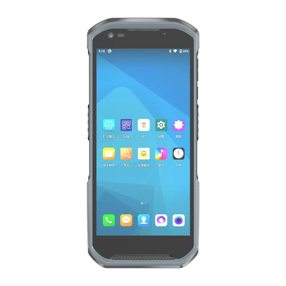 

Industrial IoT Handheld 5.5" HD Display Android 13 6GB+64GB 4G LTE GPS Bluetooth 5.0 20MP Camera Rugged PDA with Barcode Scanner