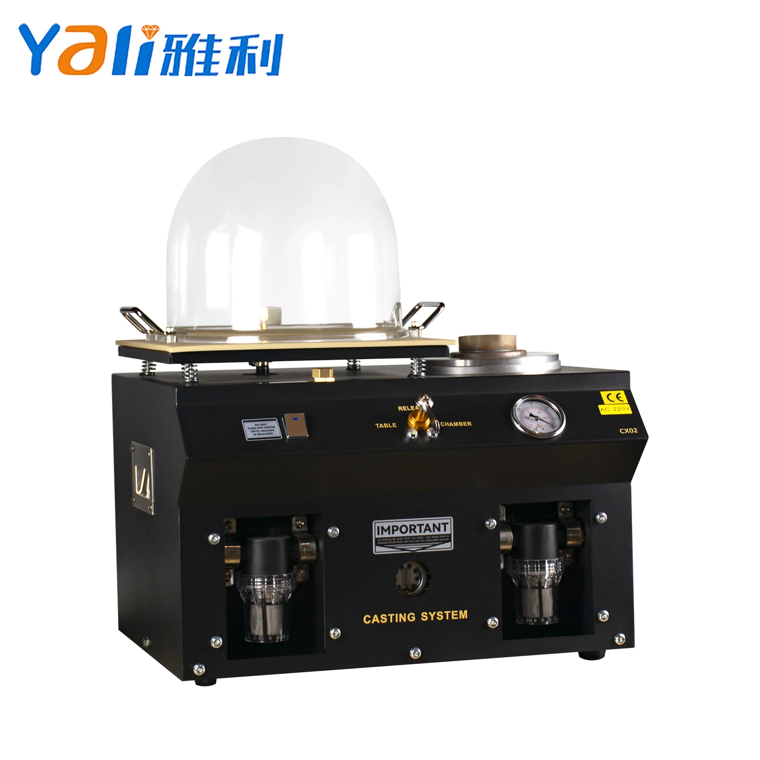 Vacuum Casting Machine For Gold Jewelry 220V 1000W High Quality Caster For Silver Copper Metal Casting Machinery