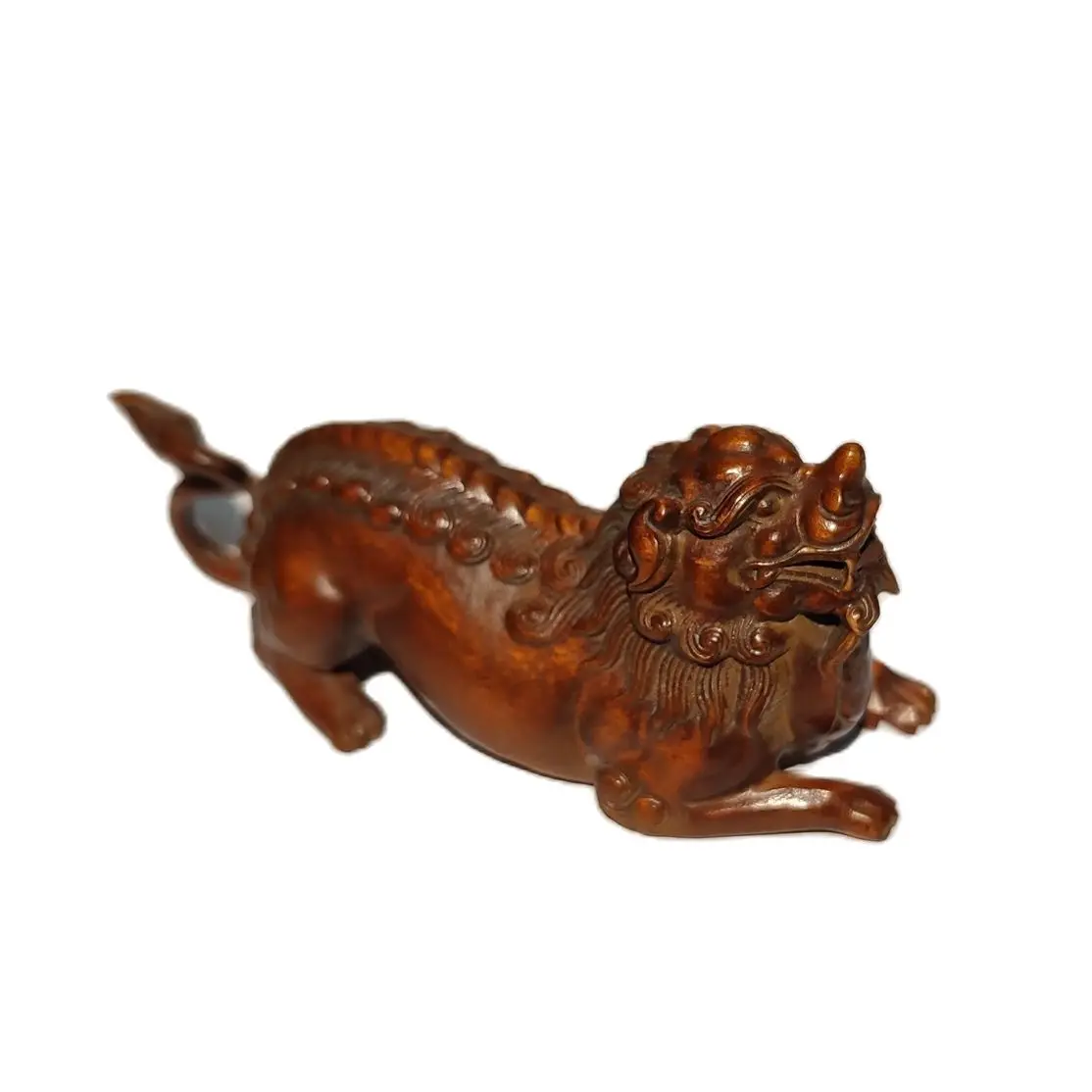 

chinese wooden carving lion statue desk decoration aesthetic miniature decor art