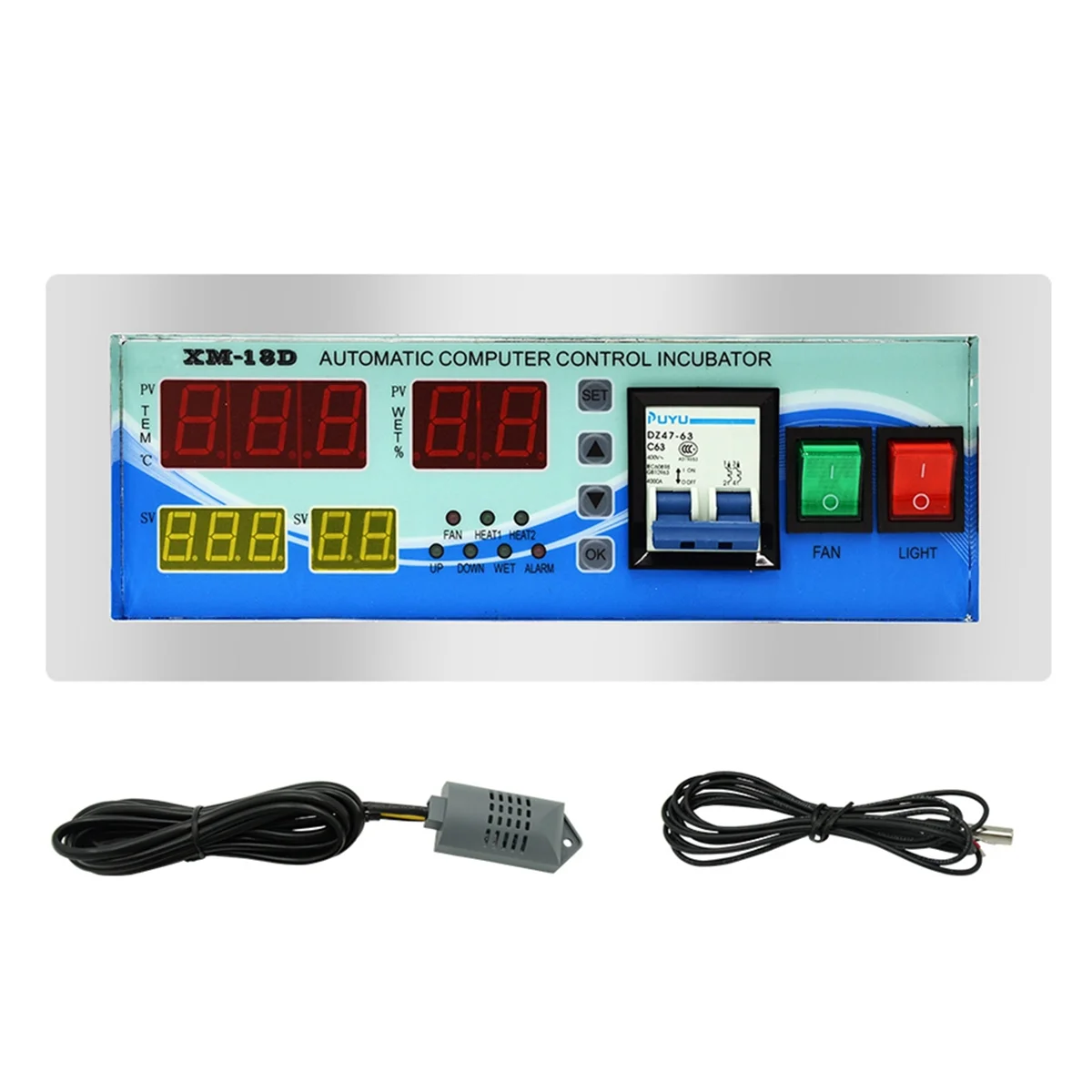 XM-18D Automatic Incubator Controller Temperature and Humidity Controller for Hatching Equipment 110V US Plug