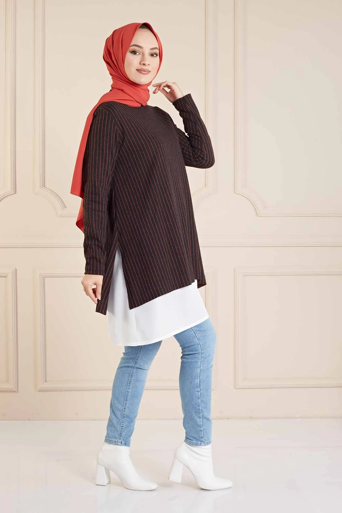 Striped Tunik NY Tan