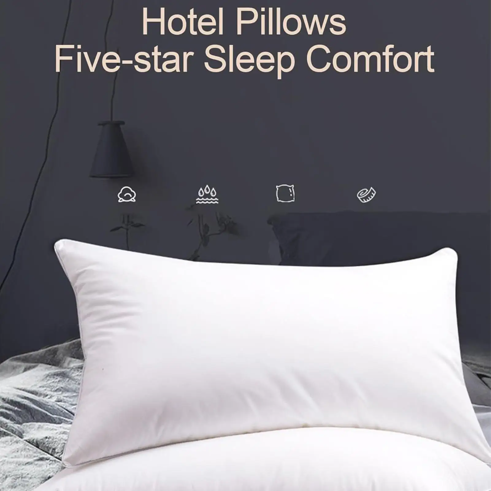 

Подушки против храпа для сна, мягкая машинная моющаяся подушка для спинки, эргономичная подушка для поддержки кровати для мужчин, женщин, мальчиков и девочек