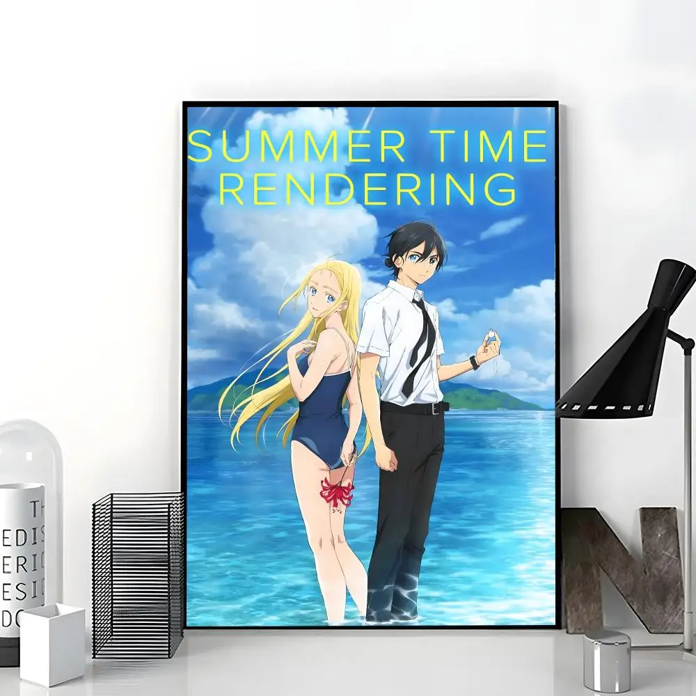 Anime S-Summer Time Rendering Poster HD Paper Print Home Living Room Bedroom Entrance Bar Cafe Art Painting Decoration