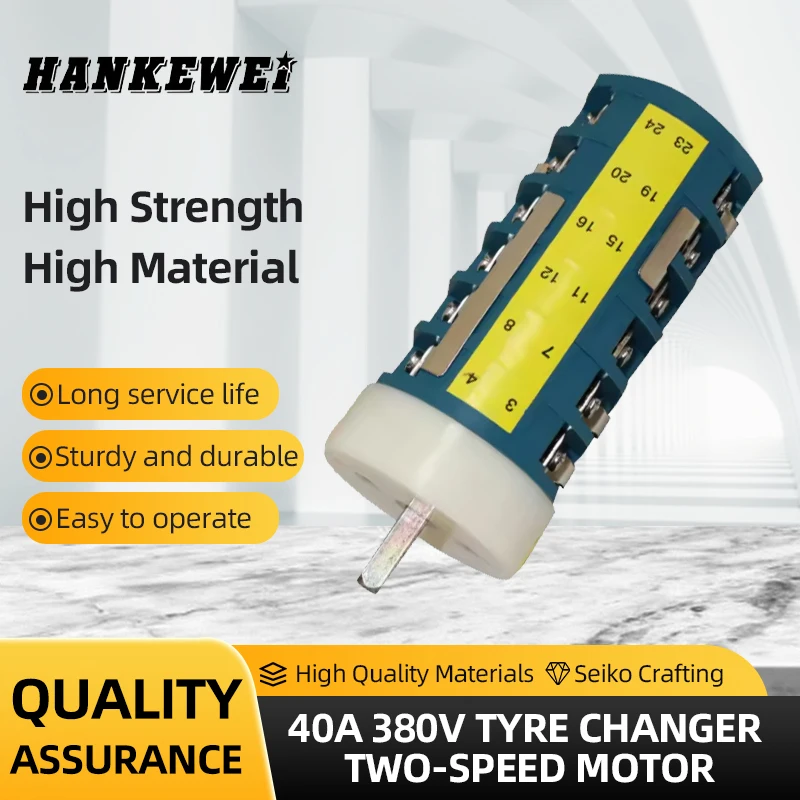40A 380V Tyre changer Two-speed Motor Forward Reverse Switch Tire Repair Replaced Fitting Parts