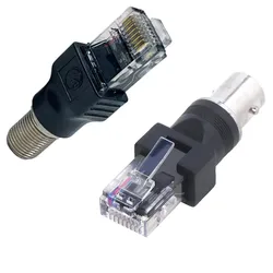 Adaptateur de couremplaçant de baril coaxial RF femelle vers RJ45 mâle, connecteur BNC de type F, 1 pièce