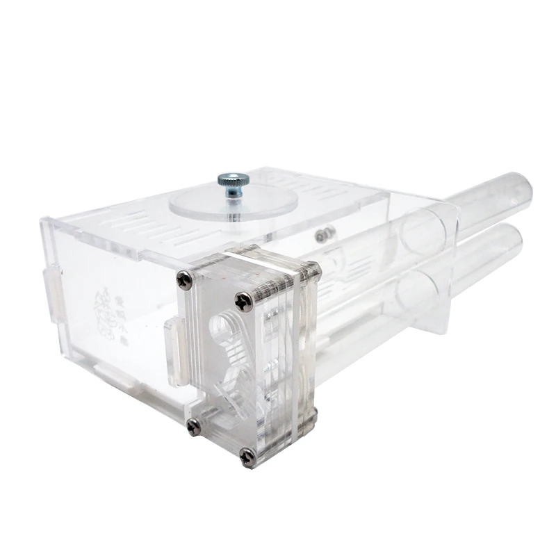 DIY Ameisenfarm, 2 Stück, 18–180 mm, Gips-Bambus-Reagenzglas, Nest mit Futterbereich, Haustier-Anthill, Werkstatt, Ameisenhaus, Königin, Ameisenest, Schloss – Detail 4