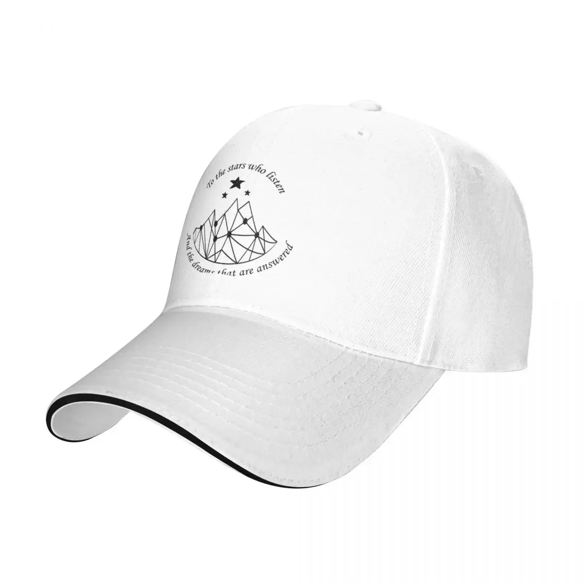 Acotar Velaris Sweatshirt Baseball Cap Trucker Hat Big Size Hat Visor summer hat For Women Men's