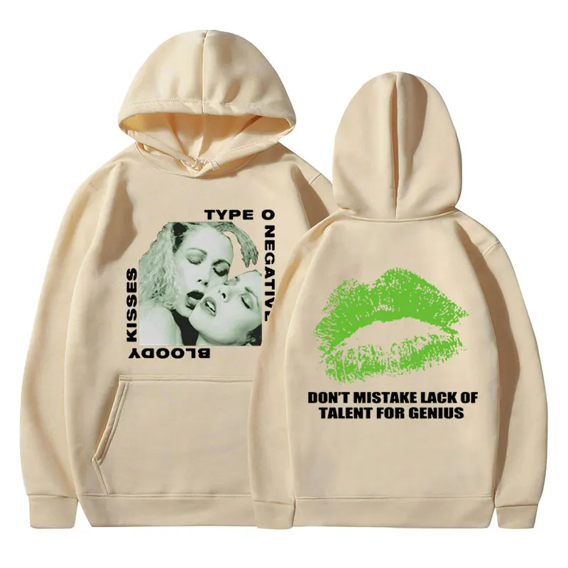 روك باند نوع O القبلات الدموية السلبية هوديس القوطية المعادن بيتر ستيل بلوزات الرجال خمر الهيب هوب البلوفرات المتضخم