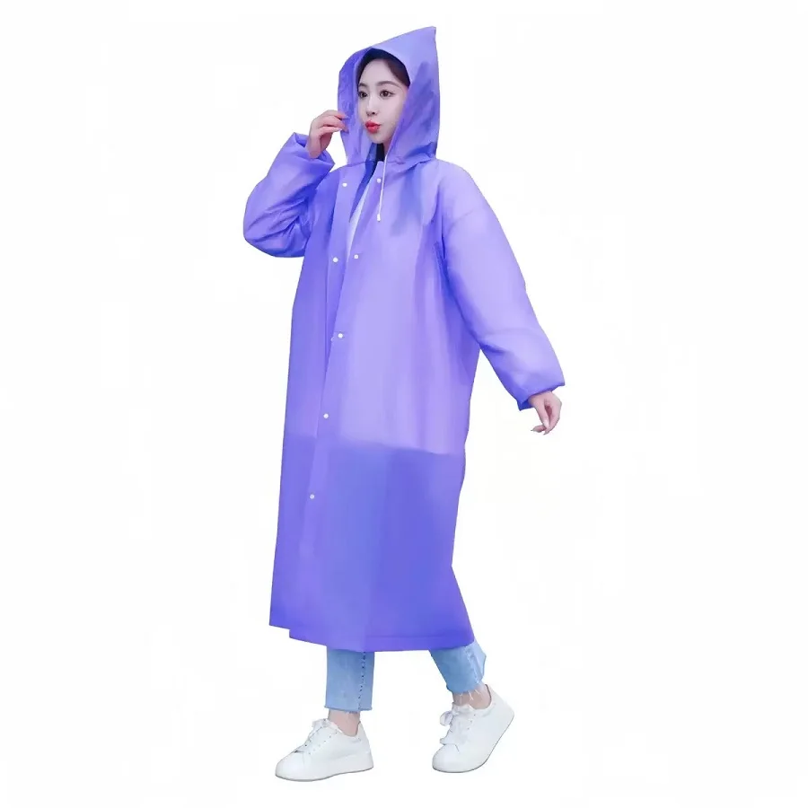 100g 16 silk Disposable raincoat EVA adult outdoor travel portable thickened full-length rainstorm proof one-piece raincoat