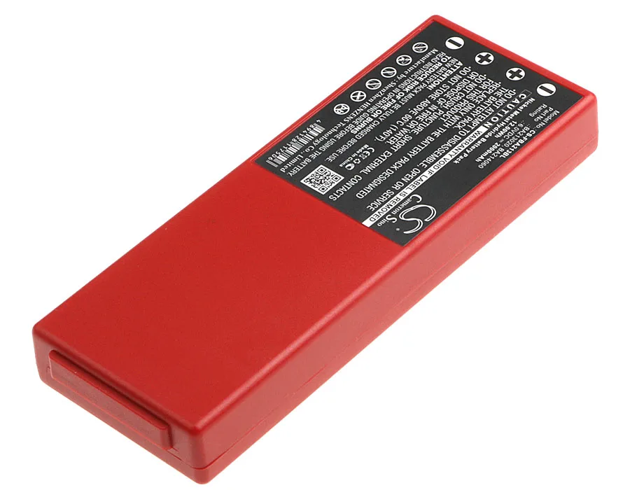 Replacement Battery for HBC Radiomatic FUB10XL/FUB78AA/BA214060/ BA214061/BA210040 /BA211060/BA213020/PM458017/Liebherr  Funkst