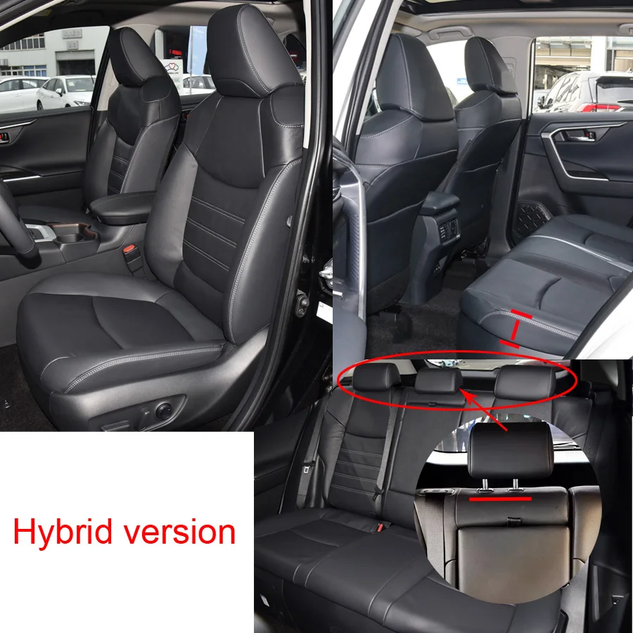 Car Special Seat Covers For Toyota Rav4 2020 2021 2022 2023 2024 RAV4 Hybrid/Gasoline Car Seats Cover Auto interior Accessories