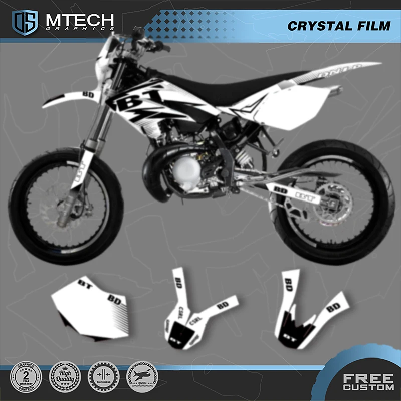 

DSMTECH Graphics Decals Stickers Kits For BETA RR 50 2006 2007 2008 2009 2010 Motorcycle Backgrounds Number Custom 004