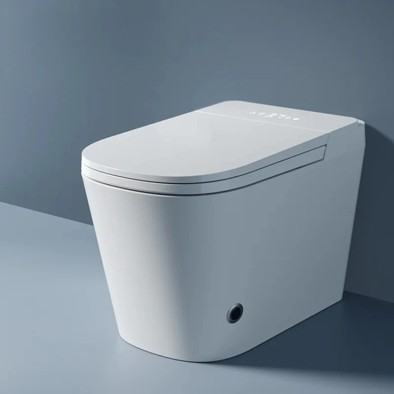 Automatic Toilet Integrated Waterless Pressure Limit Instant Voice Siphon Toilet