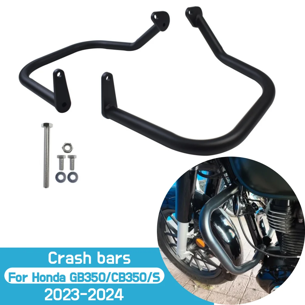 

Защитные дуги (крашбары) для Honda GB350 2023-2025, CB350, CB350S: Защита двигателя, рамы, слайдеры, бампер от падений, аксессуары для мотоциклов