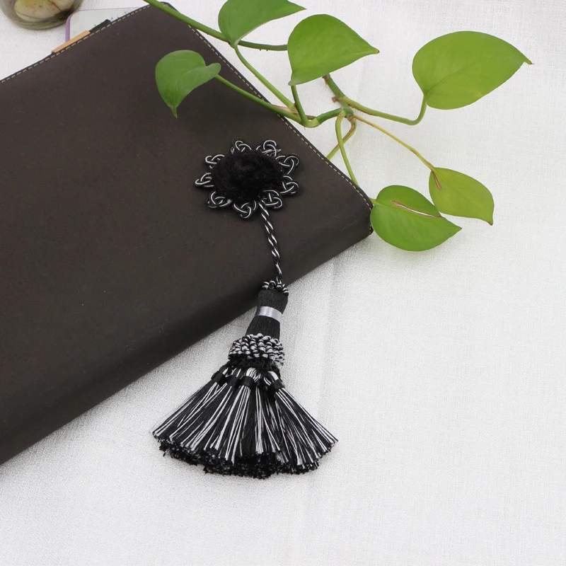 1pc Polyester Flower Curtain Tieback Room Accessories Curtains Tassels Fringe Green Hanging Pendant DIY Small Tassel Hang Balls