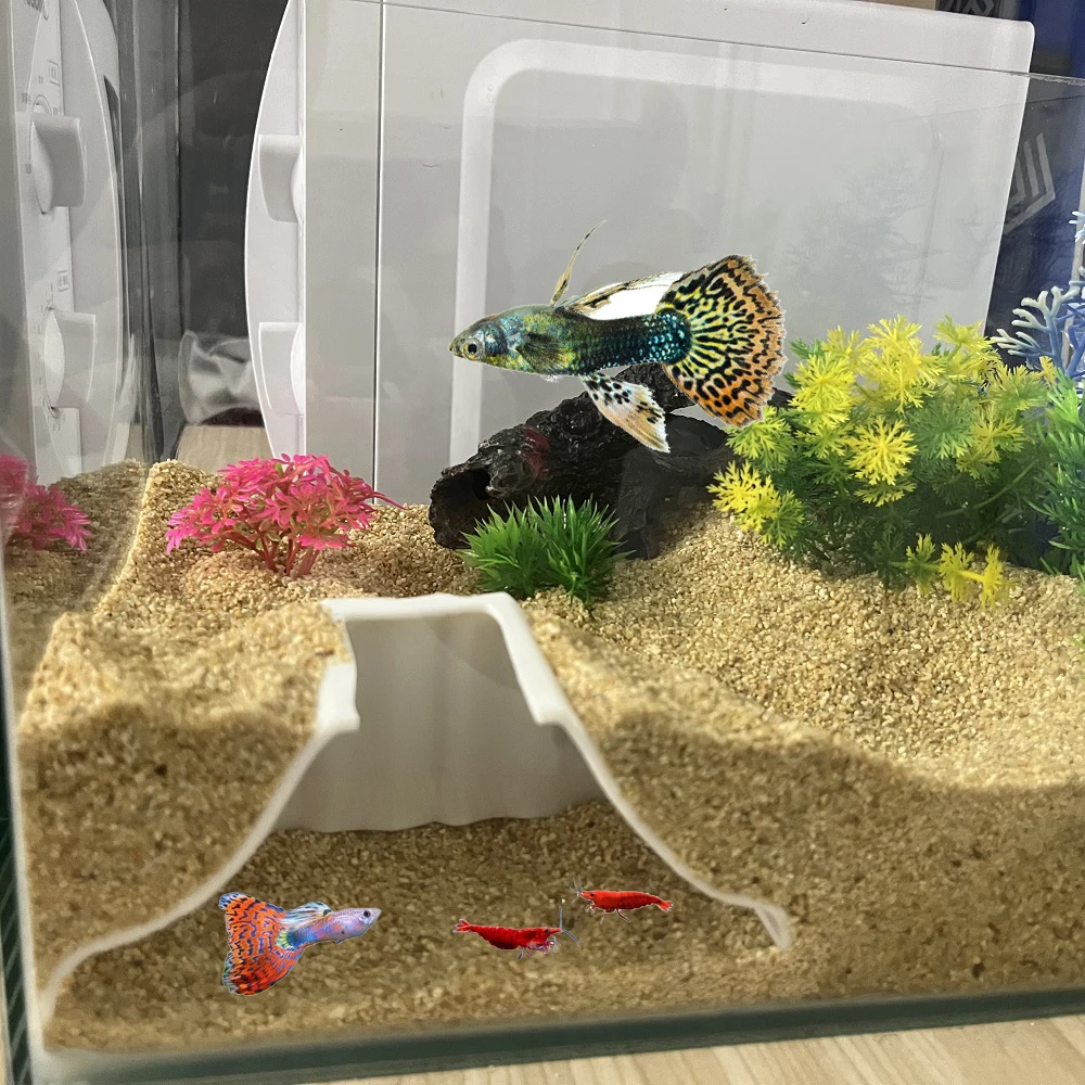 

Aquarium cave Fish tank underground hiding cave For Aquatic Pets To Breed, Play AndRest Fish Tank Ornaments