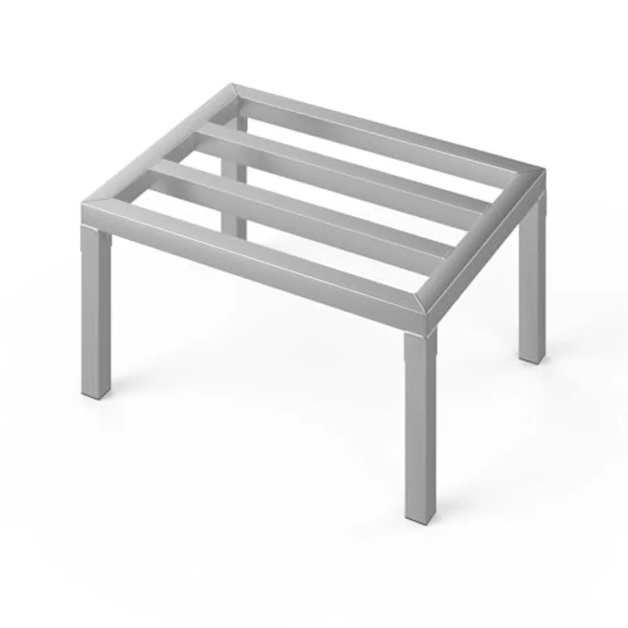 

18 in X 24 in. Aquarium Stand Industrial Style Aluminum Fish Tank Base with Open Frame Design