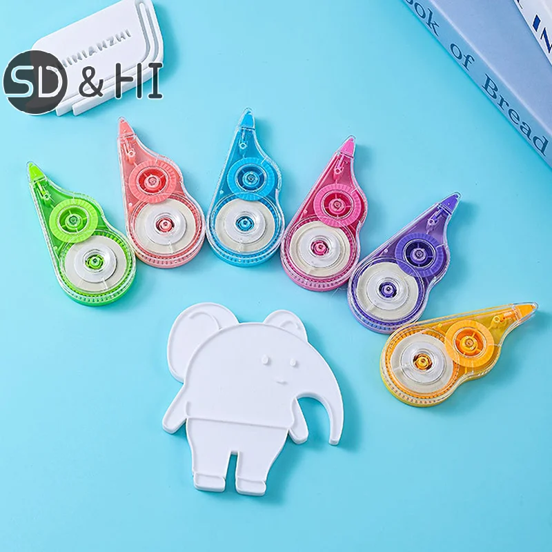 6pcs/set Ribbon Correction Express Privacy Protection Belt Real Office Stationery Student Stationery