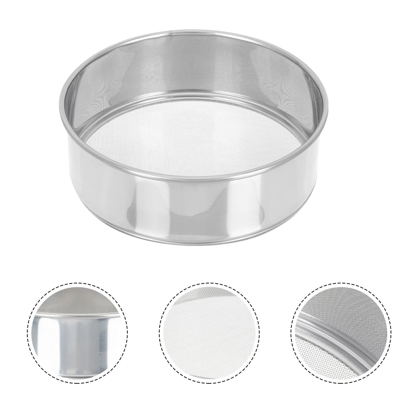 

Sifter Strainer Stainless Steel Sieve Soil Garden Tool Multipurpose Moisture Meter