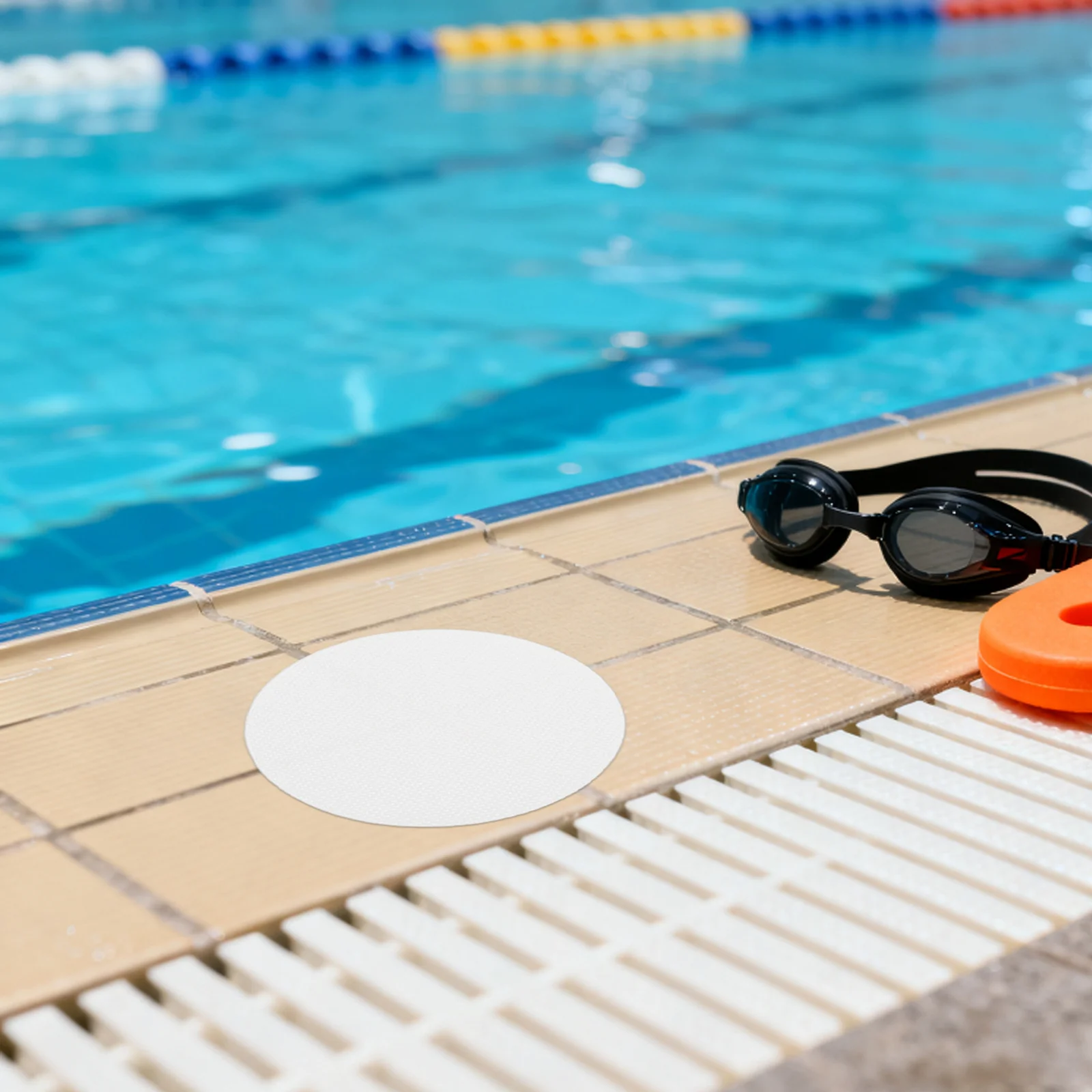 

32Pcs Bathroom Anti Slip Strips Round Non Slip Safety Stickers for Wet Floors Bathtubs Showers Stairs Indoor Outdoor Use