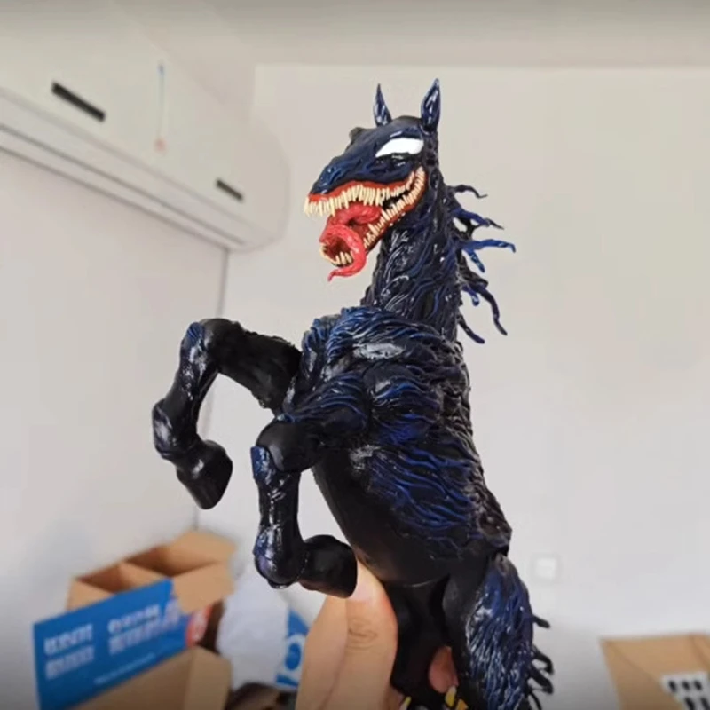 

Venom The Last Dance Venom Horse Action Figure Anime Figure Venom Figurine Statue Model Doll Collection Decoration Desk Toy Gift