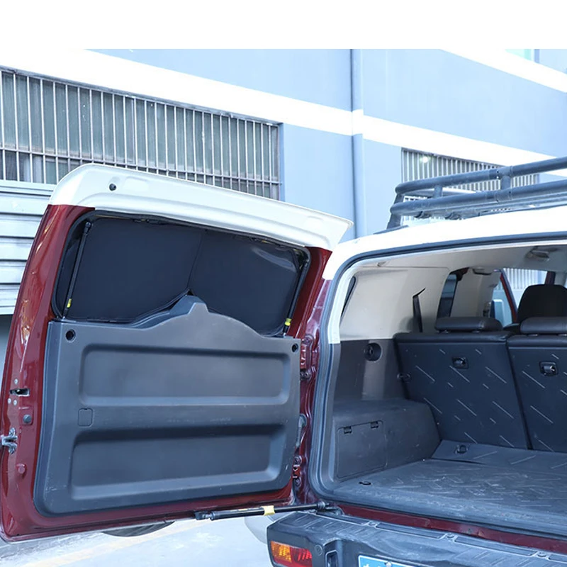 

For Toyota FJ Road Cruiser 07-21 trunk tailgate + trunk side window screen window insulation protection net (memory wire model)