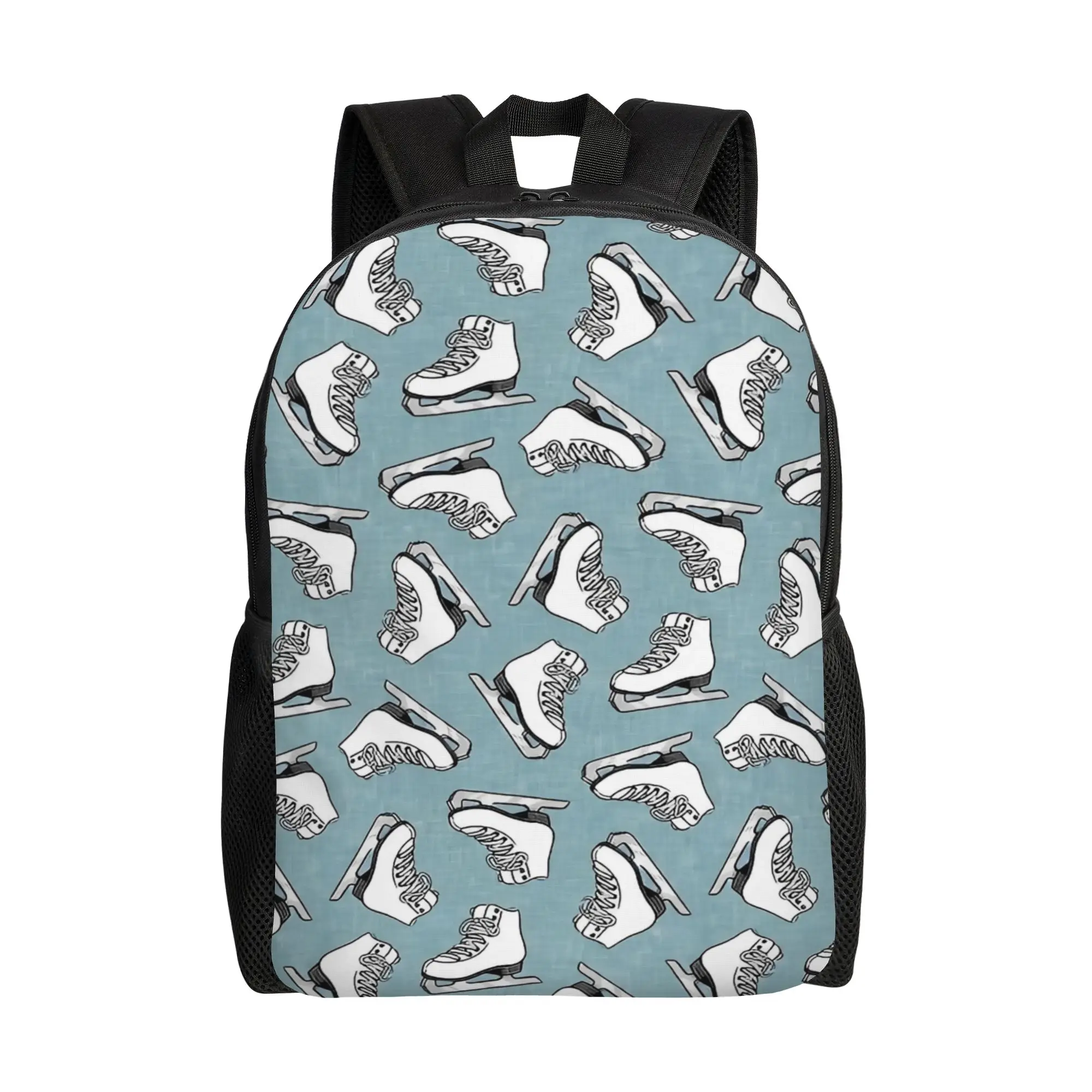 Back to school season Ice Skates   figure skating   winter sports  Bookbag  Unisex Daily Backpack