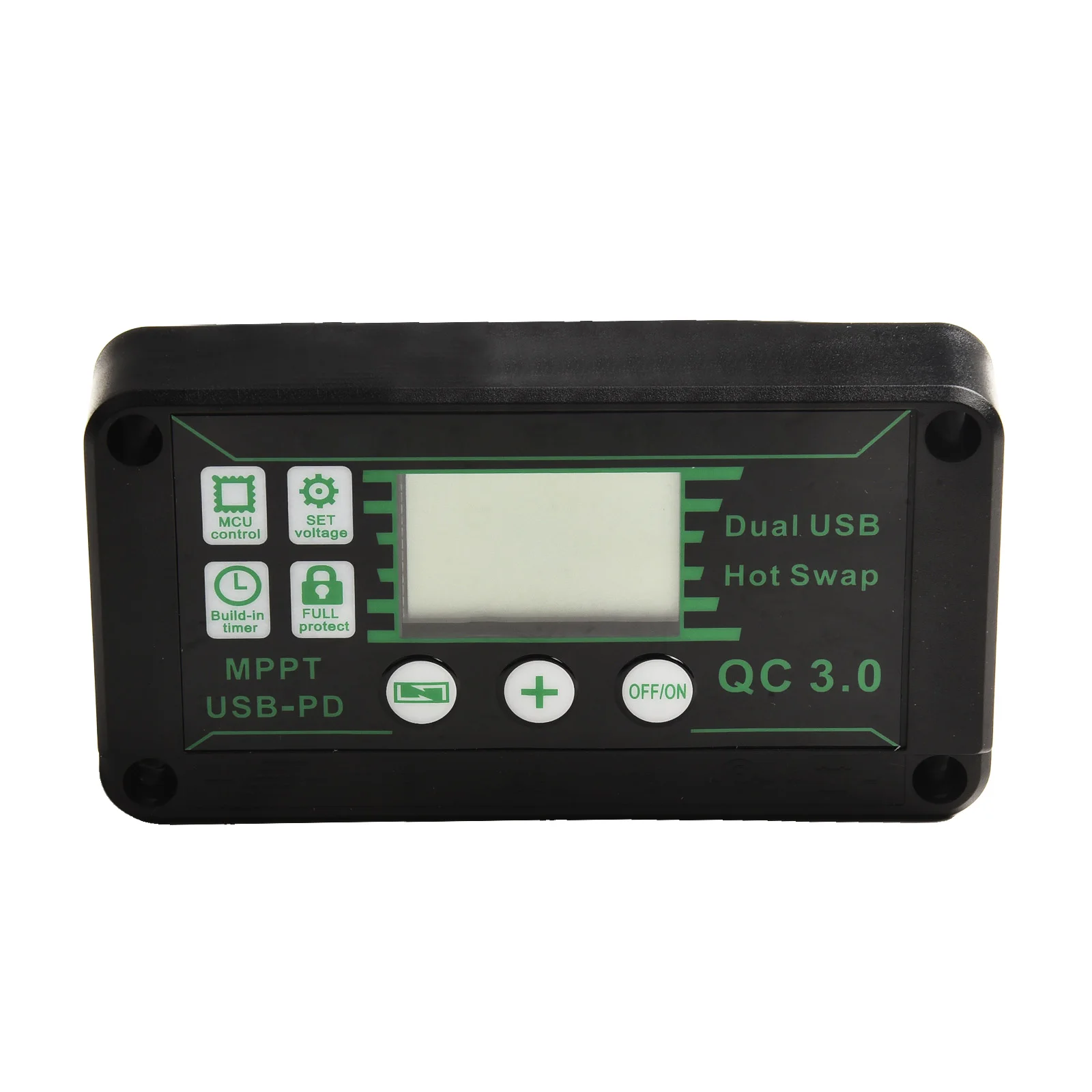 Electronic Component MPPT Charge Controller Black Efficient And Reliable Part Name Plastic Electronic Component