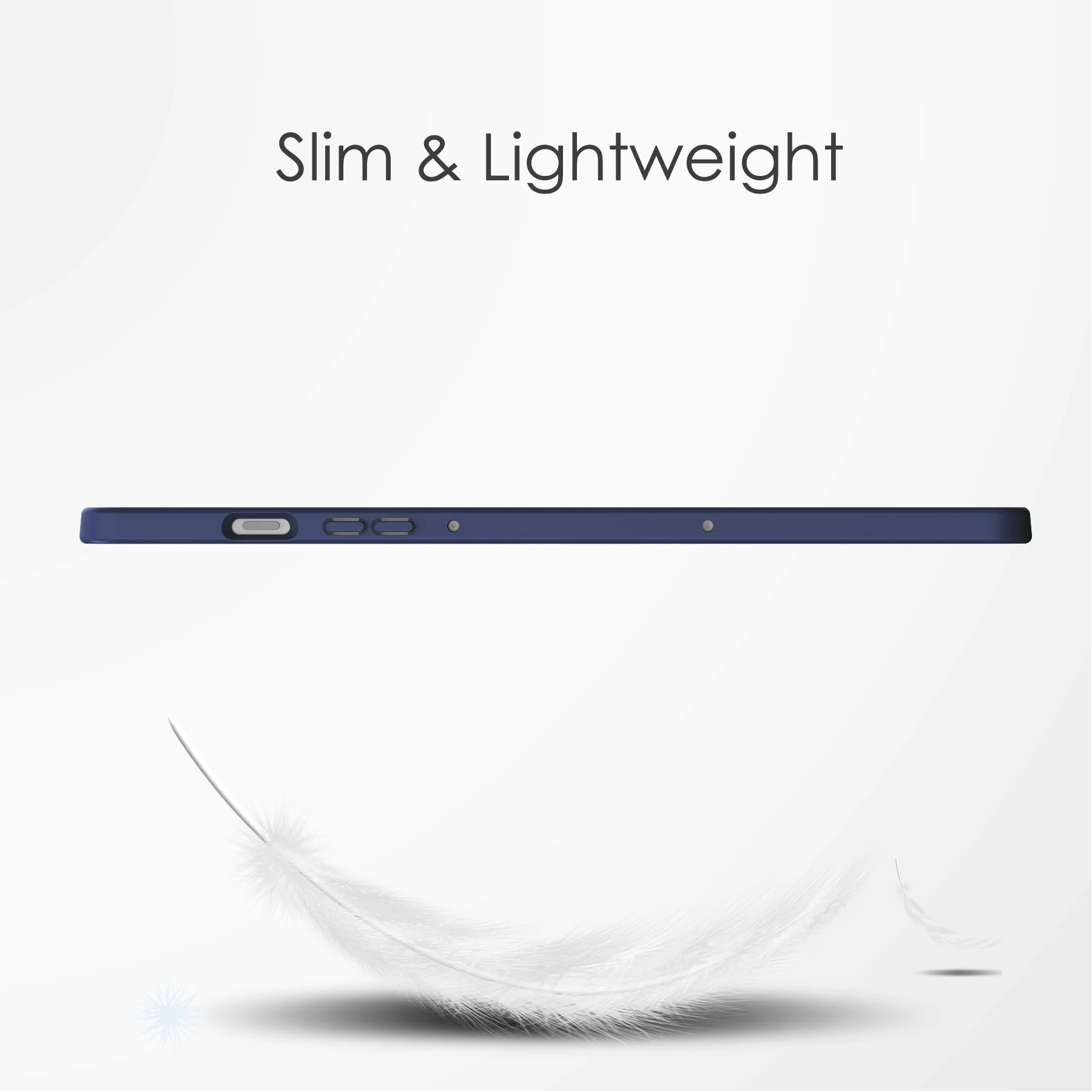Image 5: Coque arrière en cuir transparente pour Samsung Tab S10 plus SM-X820, couverture veille/réveil automatique