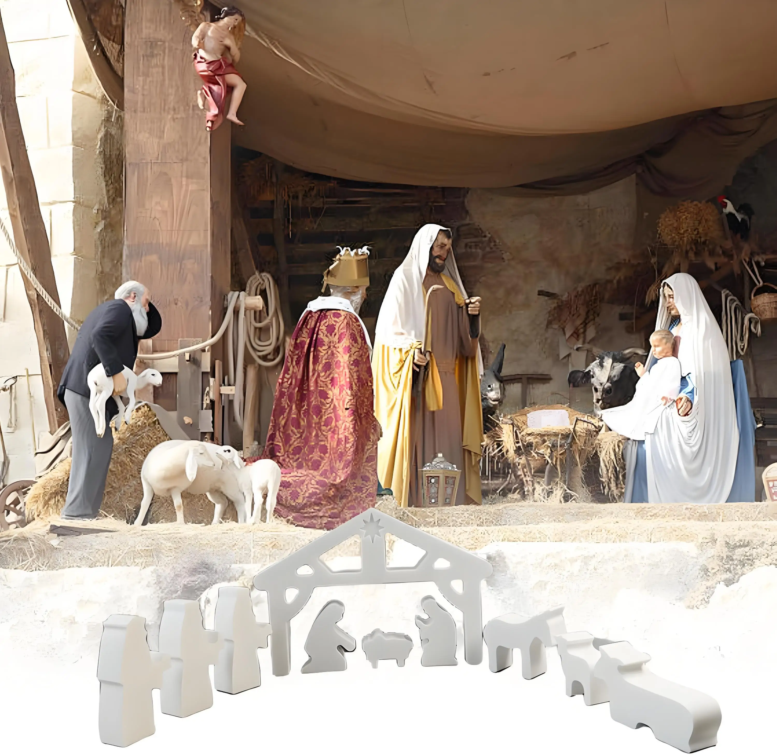 

Силиконовые формы для рождественских свечей — праздничный дом, ангел и овца, дизайн для литья из смолы своими руками, идеально подходит для праздничного декора