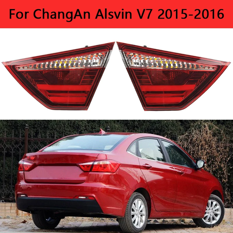 

Car Accessories Inner Tail Light Taillamp Rear Brake Light Stop Lamp Signal Light For Changan Alsvin V7 2015-2016 1.0T 1.6L