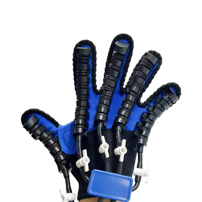

Robot finger rehabilitation training gloves mirror function assisted exercise