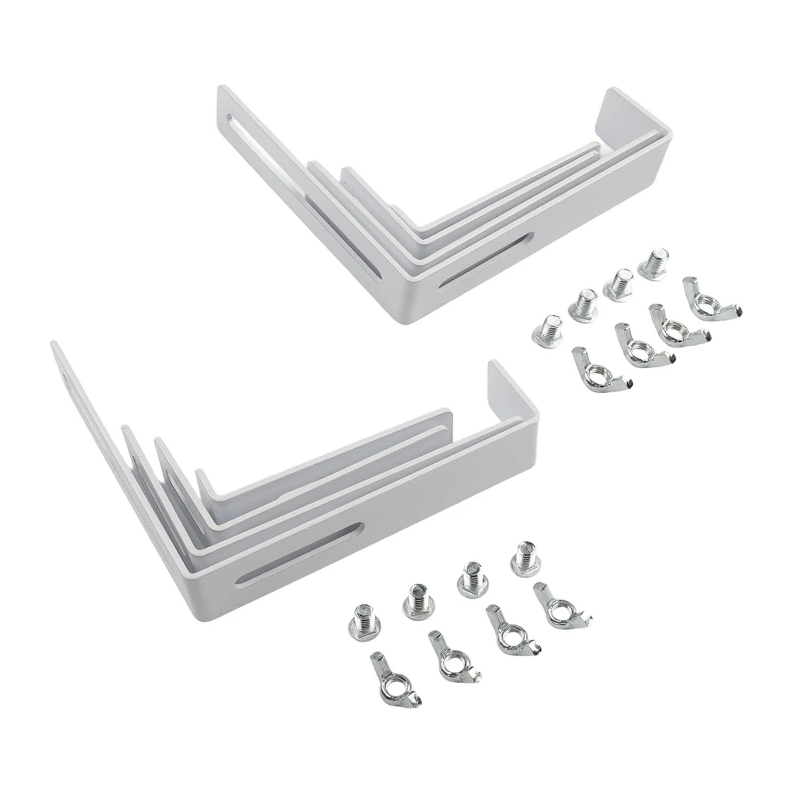 Stainless Steel Screws Adjustable Hooks Adjustable Support Bar Easy Installation Enhanced Stability Hassle-Free Setup