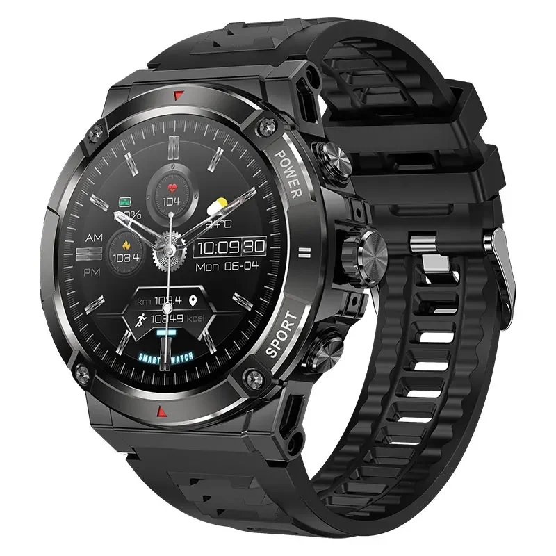 2024 Premium Men's GPS Smartwatch - IP68 Waterproof. AOD/Fitness. Off-line Map & Local Music. Electronic Digital Watch.