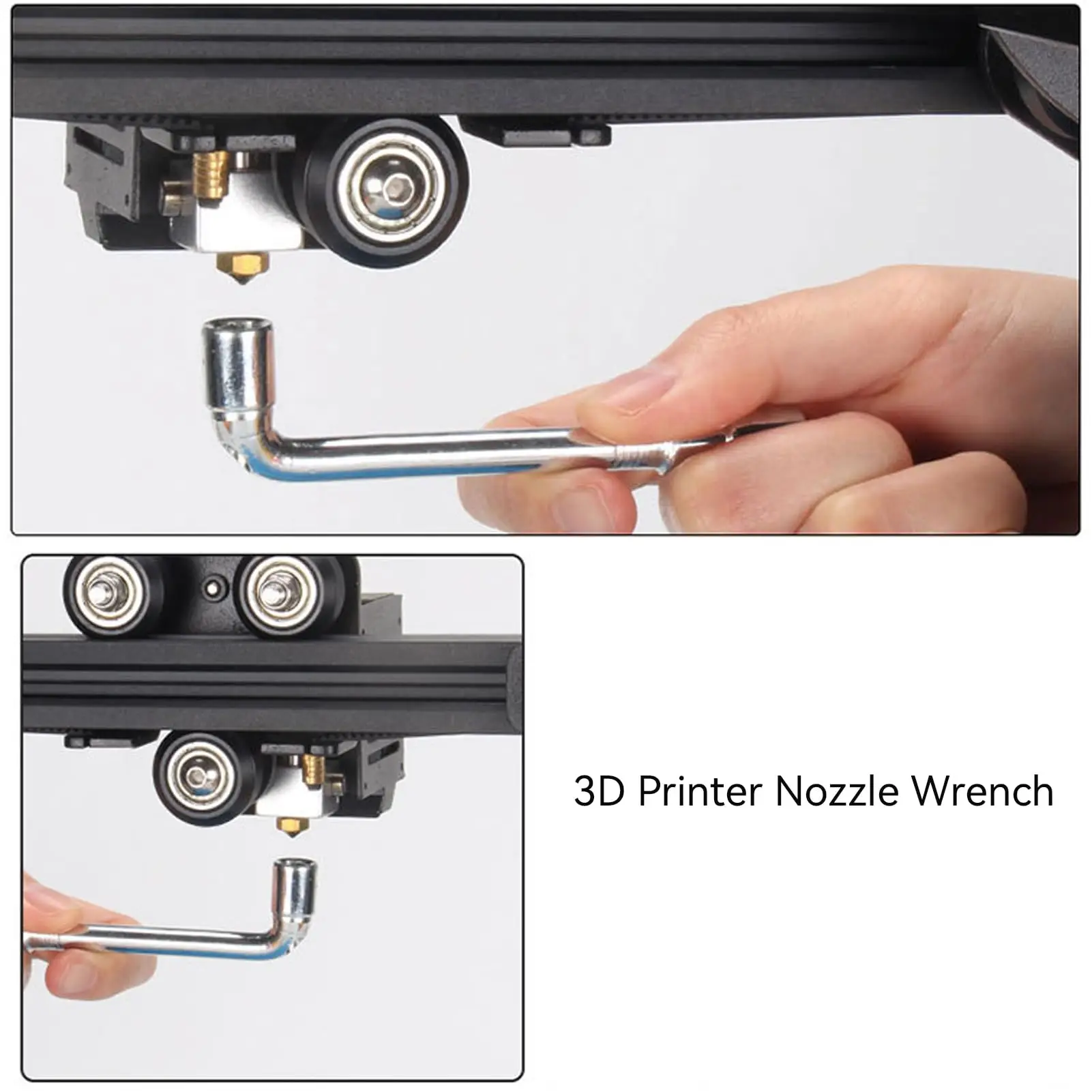 10 Stück Boxed Ender 3 V3 KE Messingdüsen, Hochgeschwindigkeits-Düsenset mit Silikonsockel und Werkzeugen, für Creality K1 Max / CR-M4 – Detail 8