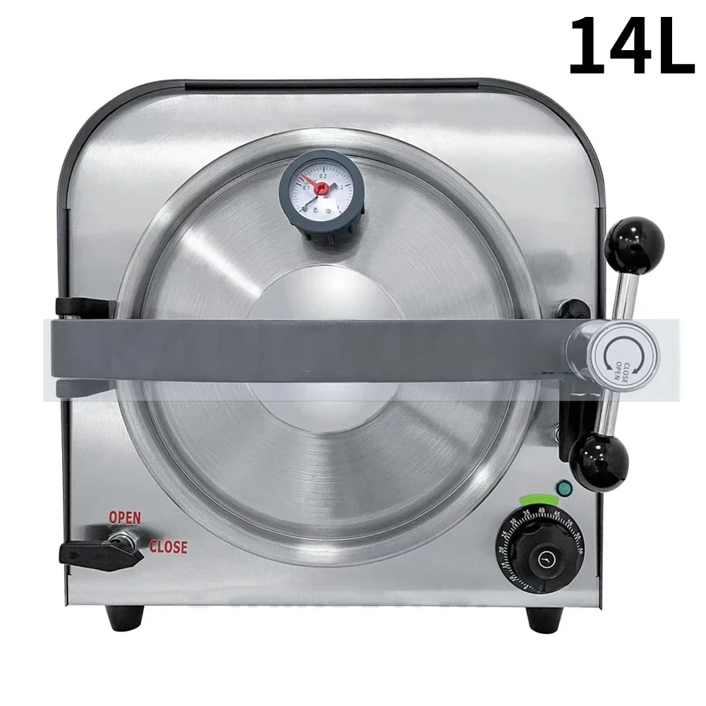 18L Dental Autoclave Vertical Sterilizer Portable Sterilizing Tool Manicure Tool Dry Heat Sterilizer In RU Warehouse