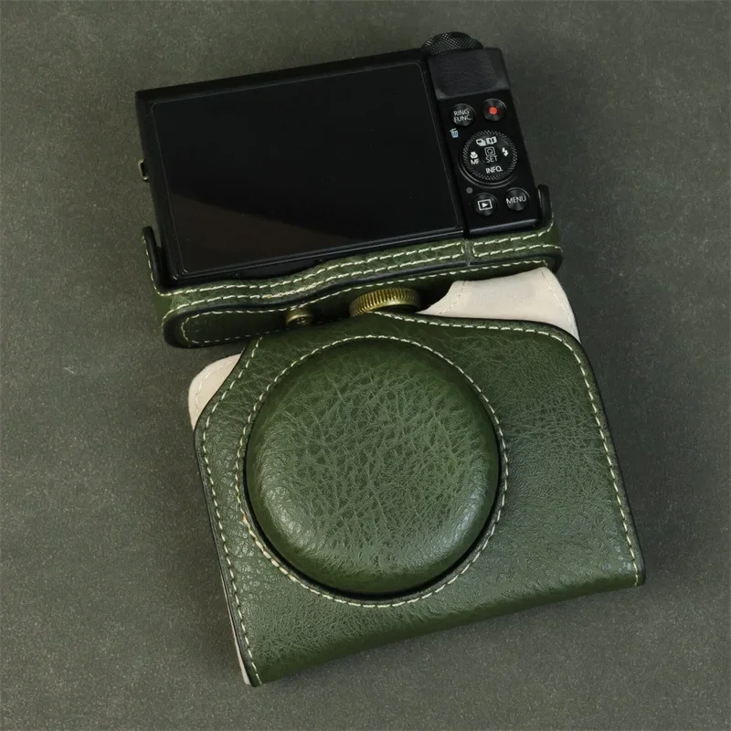 

Photography Camera bag For Canon PowerShot G7 X Mark II Camera Case Leather Case G7x3 Protective sleeve soft bag