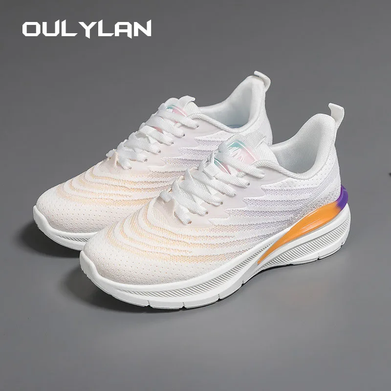 

Color blocked sports shoes for both men and women, Instagram Korean version running shoes, thick soled casual shoes for men